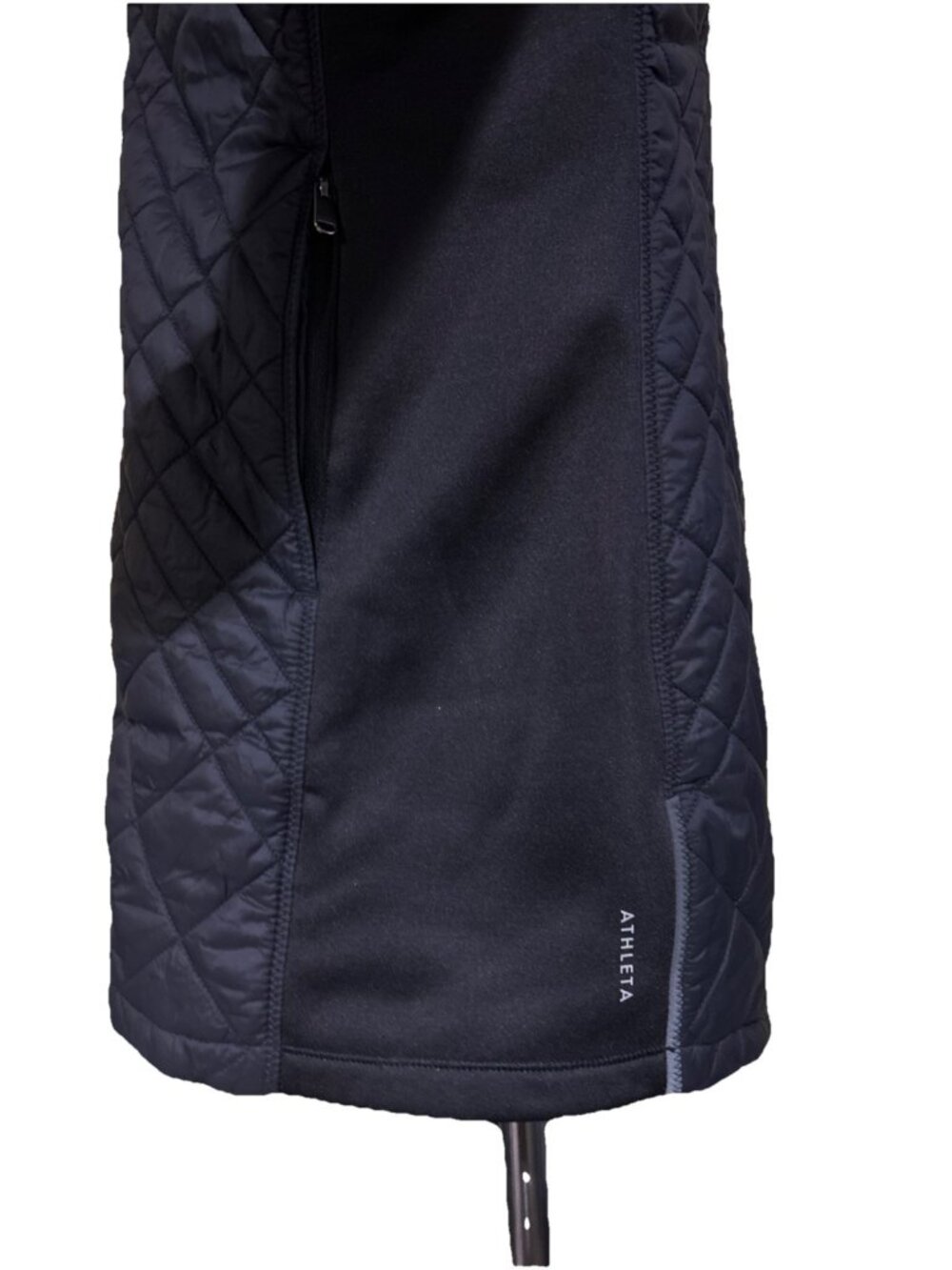 Athleta Bayview Hooded Coat Jacket Black Quilted Lightweight Women's Size S - Picture 11 of 14